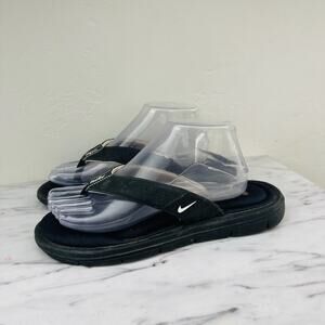 Nike Women’s Black Comfort Thong Sandals Size 10